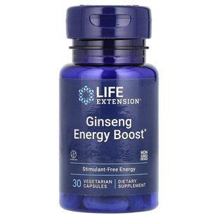 Life Extension Ginseng Energy Boost, 30 вегакапсул CN16556 фото
