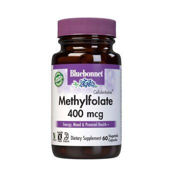 Bluebonnet Nutrition Cellular Active Methylfolate 400 mcg, 60 вегакапсул CN14428 фото