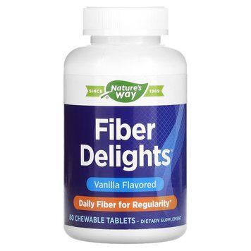 Nature's Way Fiber Delights, 60 жевательных таблеток CN16421 фото