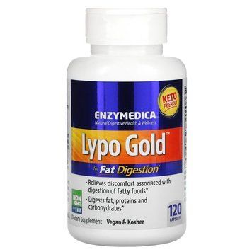Enzymedica Lypo Gold, 120 капсул F30FEBCA0DDE фото