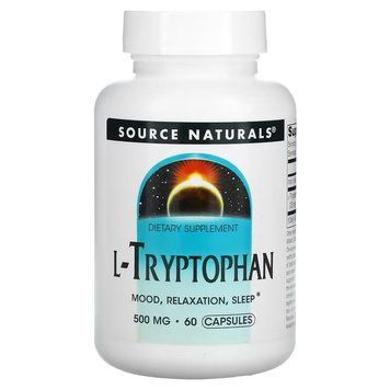 Source Naturals L-Tryptophan 500 mg, 60 капсул CN12503 фото
