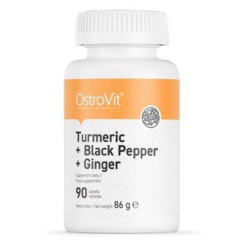 OstroVit Turmeric + Black Pepper + Ginger, 90 таблеток CN7769 фото