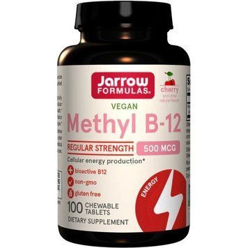 Jarrow Formulas Vegan Methyl B-12 500 mcg, 100 жевательных таблеток - Вишня CN8218-1 фото