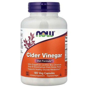 NOW Cider Vinegar, 180 капсул CN17344 фото