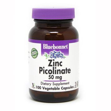 Bluebonnet Nutrition Zinc Picolinate 50 mg, 100 вегакапсул CN4003 фото