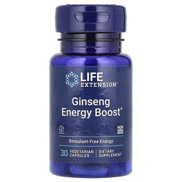 Life Extension Ginseng Energy Boost, 30 вегакапсул CN16556 фото