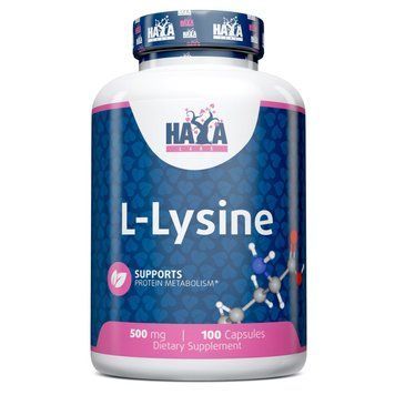 Haya Labs L-Lysine 500 mg, 100 капсул CN12035 фото