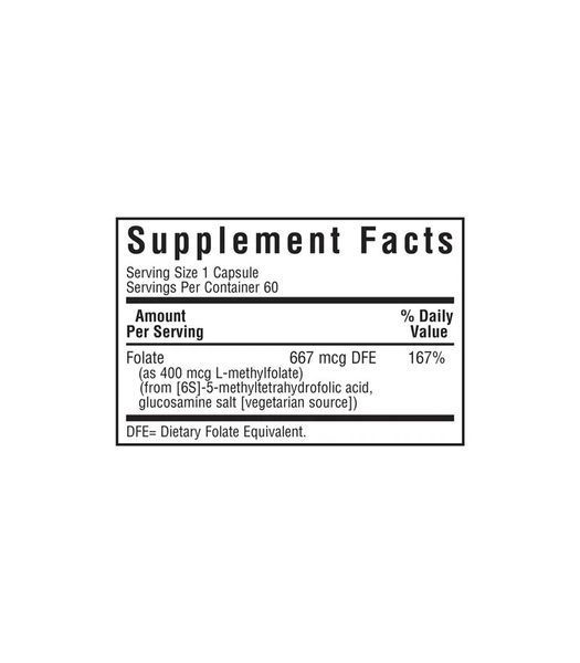 Bluebonnet Nutrition Cellular Active Methylfolate 400 mcg, 60 вегакапсул CN14428 фото
