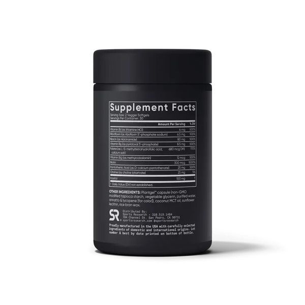 Sports Research Vitamin B-Complex, 60 капсул CN16713 фото