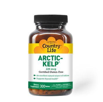 Country Life Arctic-Kelp 225 mcg, 300 таблеток CN9706 фото