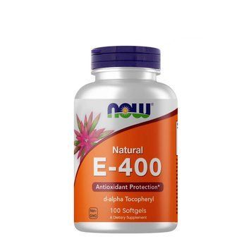 NOW Vitamin E-400 D-Alpha Tocopheryl, 100 капсул CN4476 фото