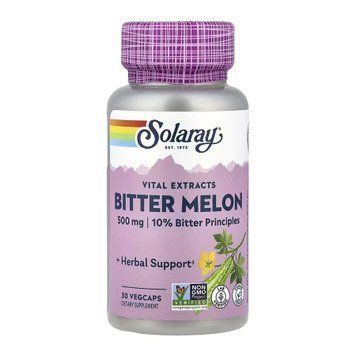 Bitter Melon Fruit Extract 10% 500mg - 30 vcaps 2023-10-6732 фото