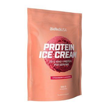 BioTech Protein Ice Cream, 500 грамм - Клубника CN4995-1 фото