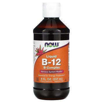 NOW Vitamin B12 Complex Liquid, 237 мл CN12431 фото