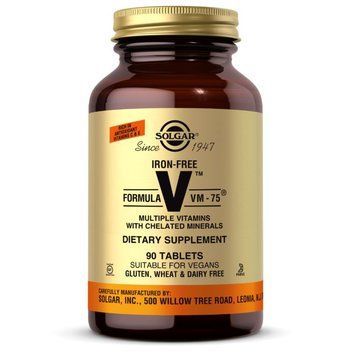 Solgar Formula V VM-75, 90 таблеток CN6123 фото