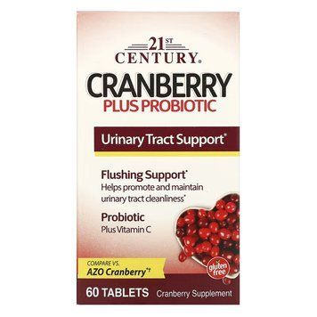 21st Century Cranberry Plus Probiotic, 60 таблеток CN11457 фото