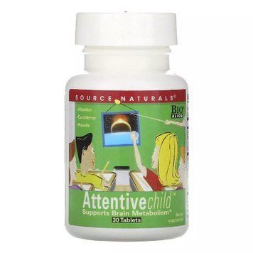 Source Naturals Attentive Child, 30 таблеток CN13558 фото