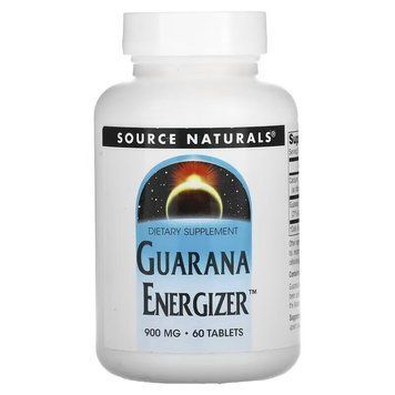 Source Naturals Guarana Energizer 900 mg, 60 таблеток CN12625 фото