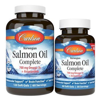 Carlson Labs Salmon Oil Complete, 120+60 капсул CN10777 фото