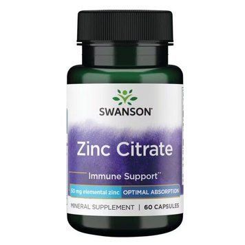Swanson Zinc Citrate 50 mg, 60 капсул CN15245 фото