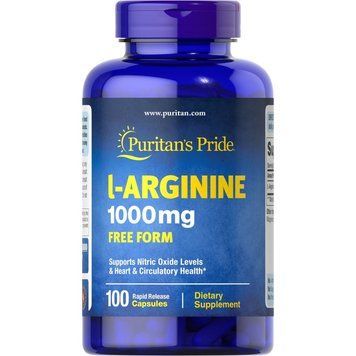 Puritan's Pride L-Arginine 1000 mg, 100 капсул CN8712 фото