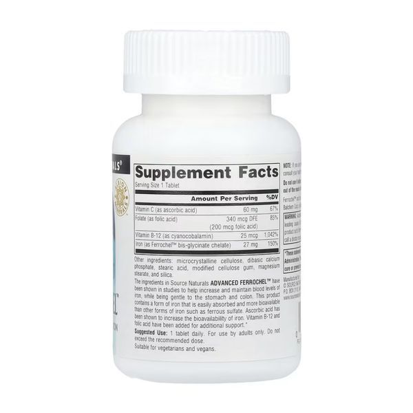 Advanced Ferrochel&trade; 27mg - 180 tabs 2023-10-4624 фото