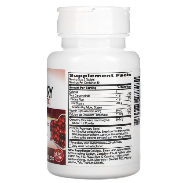 21st Century Cranberry Plus Probiotic, 60 таблеток CN11457 фото