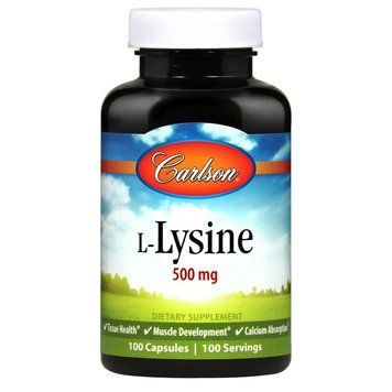 Carlson Labs L-Lysine, 100 капсул CN4004 фото