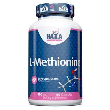 Haya Labs L-Methionine 500 mg, 60 капсул CN12036 фото