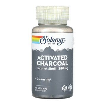 Activated Charcoal, Coconut 280mg - 90 vcaps 2023-10-6959 фото
