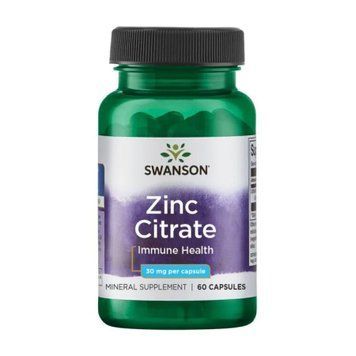 Zinc Citrate 30 mg - 60caps (Повреждена этикетка) 2024-11-0099 фото