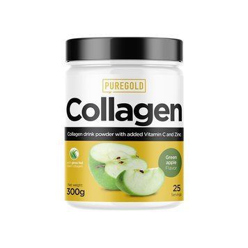 Pure Gold Protein Collagen, 300 грамм - Зеленое яблоко CN5711-5 фото