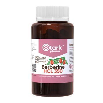 Berberine HCL 350mg - 60 caps 2023-10-7158 фото