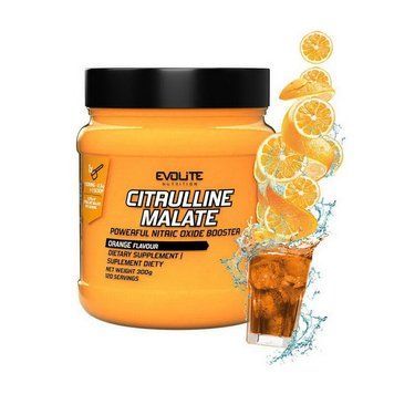 Evolite Nutrition Citrulline Malate, 300 грамм - Апельсин CN14824-2 фото