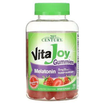 21st Century VitaJoy Melatonin Gummies, 120 желеек - Клубника CN19975-1 фото