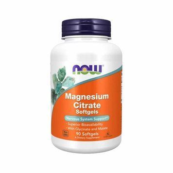 NOW Magnesium Citrate, 90 капсул CN11533 фото