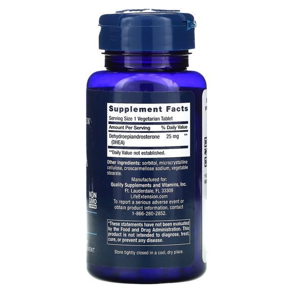 Life Extension DHEA Dissolve 25 mg, 100 таблеток CN10900 фото