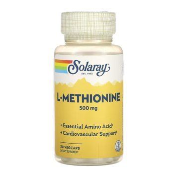 L-Methionine 500mg - 30 vcaps 2023-10-6754 фото