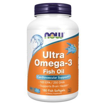 Ultra Omega-3 FO 500/250 Fish Gelatin - 180 Softgels 2022-10-0411 фото