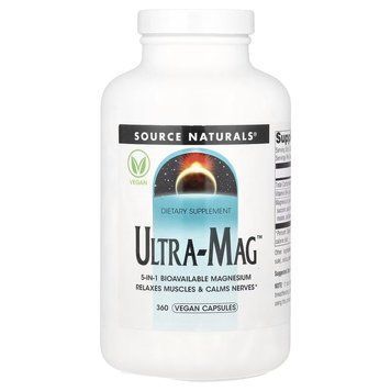 Source Naturals Ultra-Mag, 360 вегакапсул CN16796 фото