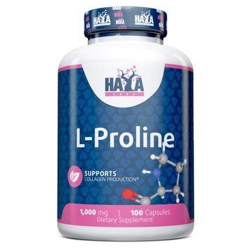 Haya Labs L-Proline 1000 mg, 100 капсул CN12038 фото