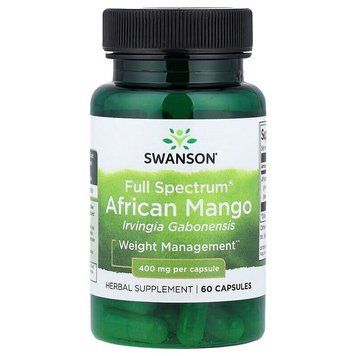 Swanson African Mango 400 mg Full Spectrum, 60 капсул CN20220-1 фото