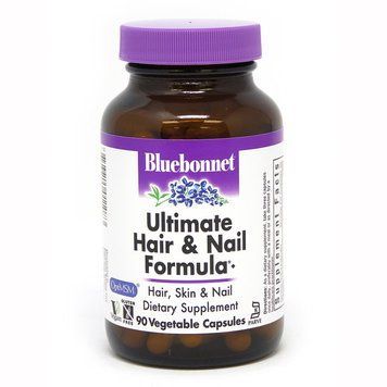 Bluebonnet Nutrition Ultimate Hair and Nail Formula, 90 вегакапсул CN5186 фото