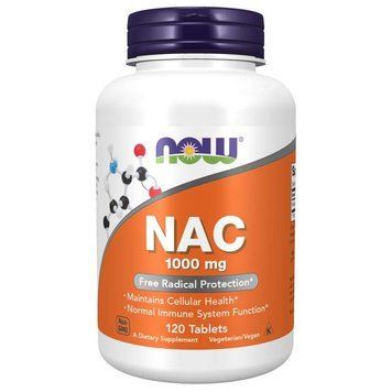 NOW NAC 1000 mg, 120 таблеток CN8012 фото