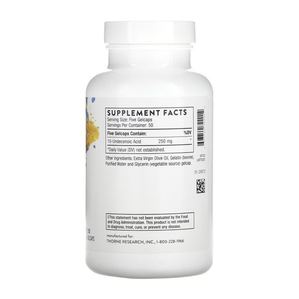 Undecylenic Acid - 250 caps (До 06.26) 2023-10-7643 фото
