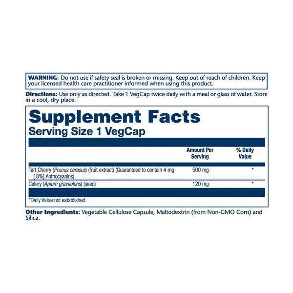 Tart Cherry & Celery Seed 620mg - 60 caps 2023-10-5693 фото