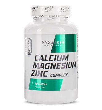 Progress Nutrition Calcium Magnesium Zinc Complex, 90 таблеток CN5359 фото