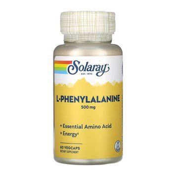 L-Phenylalanine 500mg - 60 vcaps 2023-10-6755 фото