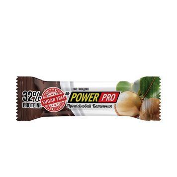 Power Pro Protein Bar Nuts Sugar Free, 60 грам - Макадамія CN17168 фото