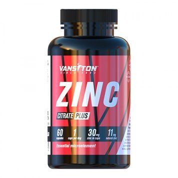 Vansiton Zinc Citrate Plus, 60 капсул CN10465 фото